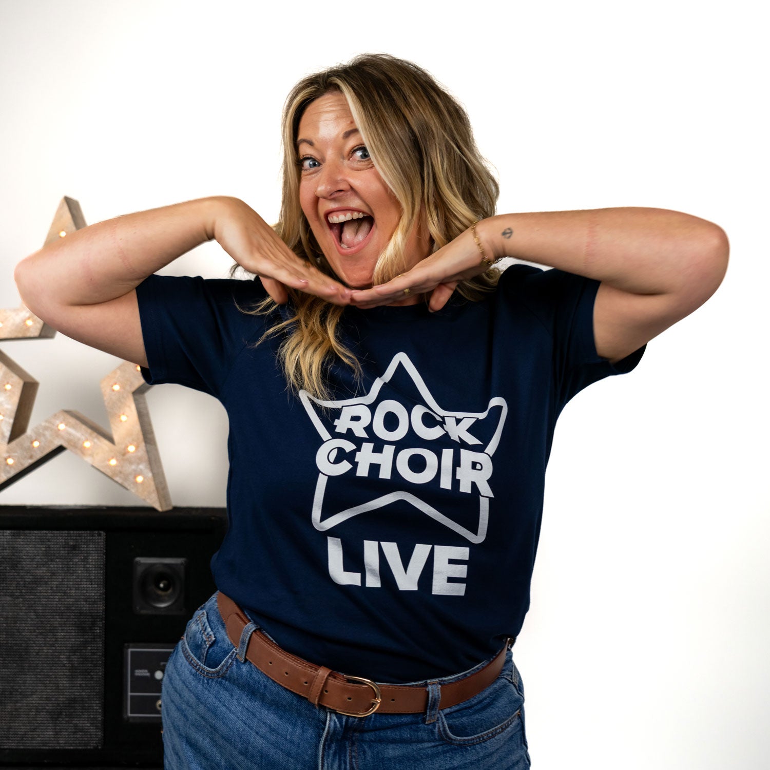 "Rock Choir LIVE" Star Logo Unisex T-Shirt