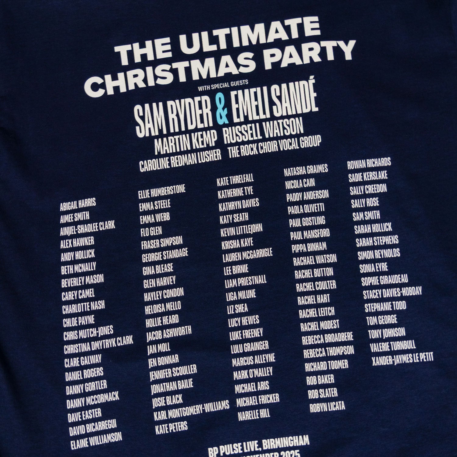 Event Line-Up Ladies V-Neck T-Shirt