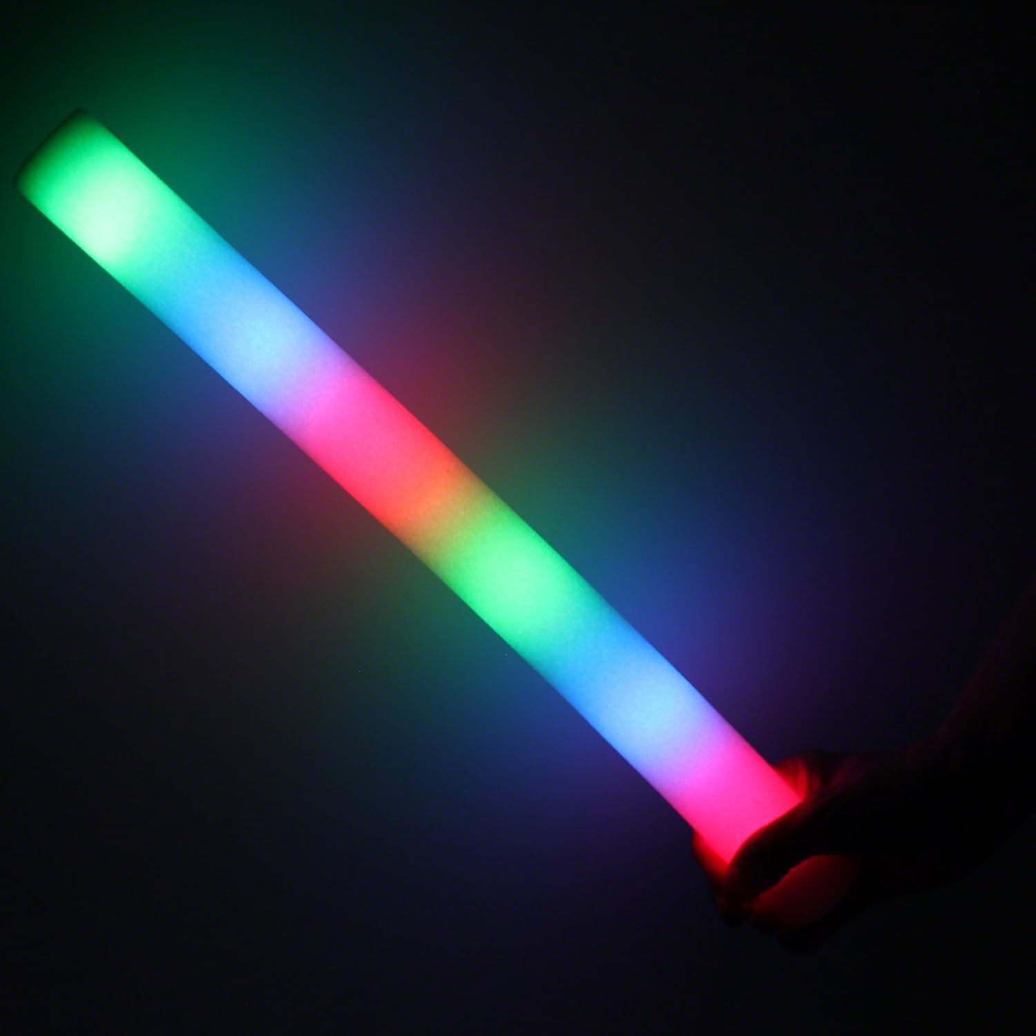 Rainbow Flashing Foam Stick