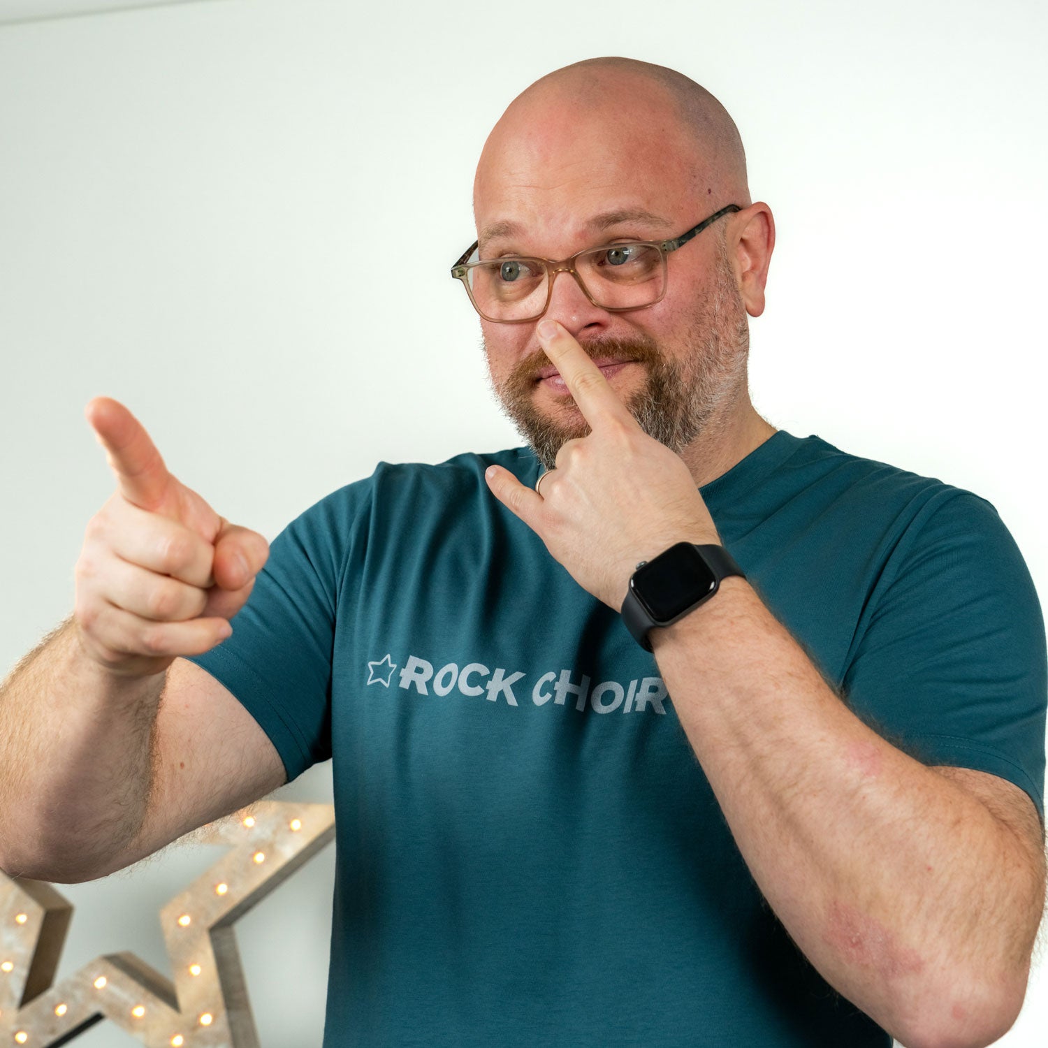 "Rock Choir LIVE" Flat Printed Unisex T-Shirt